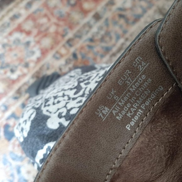 Natural Soul Black Boots size 7 - Picture 7 of 7